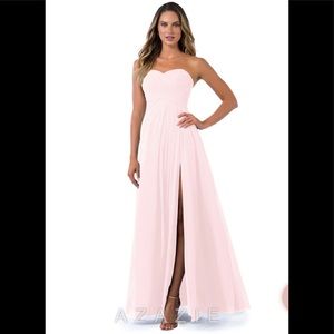 Azazie Arabella Allure A2 in Blushing Pink